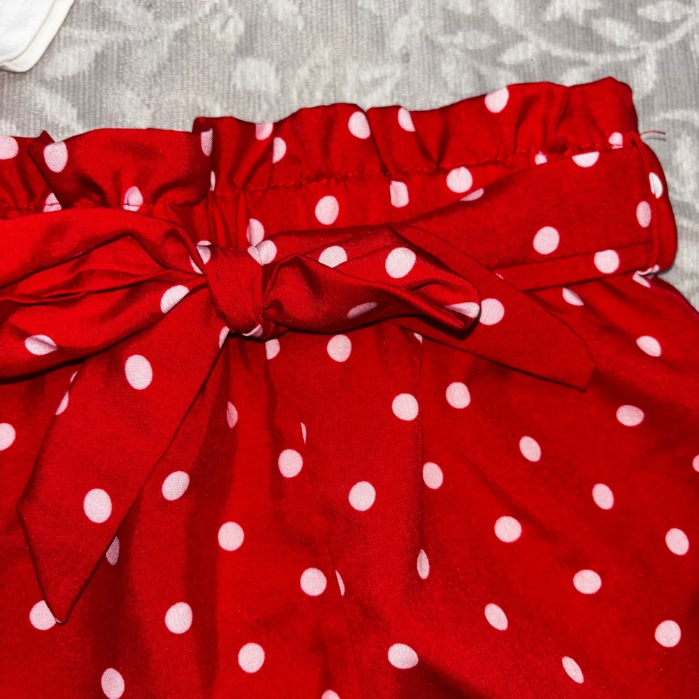 One in a Melon Baby Girl 3pc Set Bodysuit Shorts Headband Red White 18-24M (C26) - Picture 10 of 14